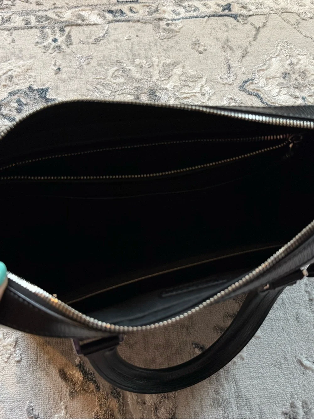FERRAGAMO Revival Double Gancio Leather Briefcase